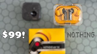 Nothing Ear a Unboxing  Yellow Hot [upl. by Adlitam]