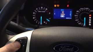 How to Reset the Oil Life on a Ford Edge [upl. by Ardnaz4]