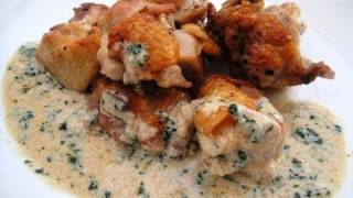 White sauce chicken recipe ホワイトデーに♪ホワイトソースチキンのレシピ [upl. by Ardnasirk777]