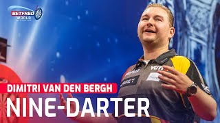 NINEDARTER DIMITRI VAN DEN BERGH STRIKES PERFECTION AT THE WORLD MATCHPLAY [upl. by Reiss]