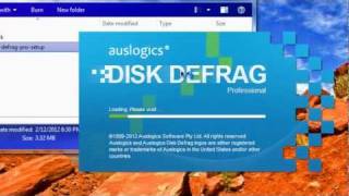 Auslogics Disk Defrag Pro v40040 [upl. by Ecirbaf156]