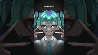 MIKU BEAM  DigiDraw hatsunemiku art animation animatic shorts oc [upl. by Leamhsi]