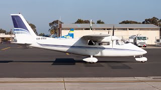 Flight around Melbourne in a Partenavia P68 [upl. by Alrats]