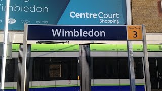 London Trams Croydon Variobahn Wimbledon ➡️ Elmers End [upl. by Alena]