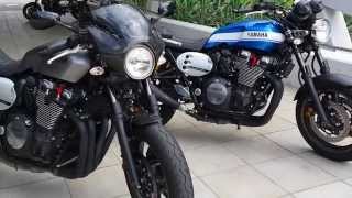 Yamaha XJR 1300 et XJR 1300 Café Racer  Présentation [upl. by Sukramaj598]