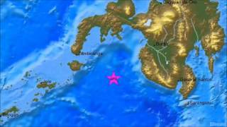 M 66 EARTHQUAKE  MORO GULF MINDANAO PHILIPPINES  Dec 2 2014 [upl. by Loziram117]