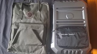 Delsey Rempart Backpack Anthracite asmr delsey europe travel [upl. by Fillander]