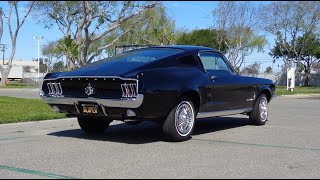 1967 Ford Mustang Fastback in Black amp 289 Engine Sound on My Car Story with Lou Costabile [upl. by Rubia]