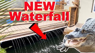 Installing A Heated Waterfall For My Alligators [upl. by Pitchford335]