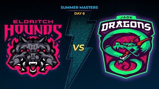 SMITE Pro League Season X Summer Masters Day 6 Jade Dragons vs Eldritch Hounds [upl. by Hook]