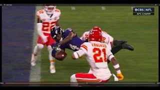 Flowers fumble short of the goal line  recovered in the endzone by chiefs could determine the game [upl. by Valsimot447]