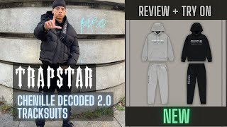 Trapstar chenille decoded 20 Tracksuit Review  Try on  No Sauce The Plug [upl. by Hassin]