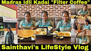 Madras Idli Kadai Pleasanton Bayarea  Sainthavis USA Tamil Vlog [upl. by Tab]