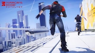 Mirrors Edge Catalyst  A Run Through Glass UltraWide Hyper Settings [upl. by Eilrebmik130]