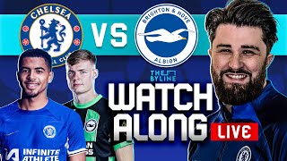 CHELSEA vs BRIGHTON  LIVE WATCHALONG  PREMIER LEAGUE  THE BYLINE ft ChelseaFansXI [upl. by Ollecram747]