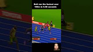 Usain Bolt World Record 100meter 958second olympics usainbolt athletics ytshorts shorts gym [upl. by Sosthenna]