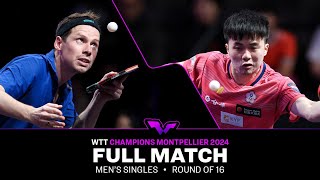 FULL MATCH  Jonathan Groth vs Lin YunJu  MS R16  WTTMontpellier 2024 [upl. by Stanfield]