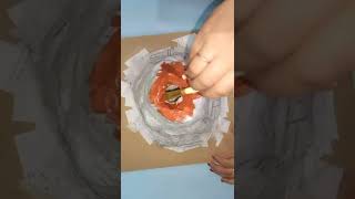 🌋 volcano making ideaeasy volcano making step by stepmake volcano for school science project [upl. by Stormy407]