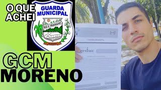 O QUE ACHEI DA PROVA GUARDA MUNICIPAL  GCM MORENO VOCÃŠ ACHOU TRANQUILA [upl. by Eyla]