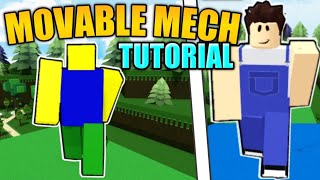 GIANT MOVABLE MECH Tutorial  Build a Boat For Treasure [upl. by Nnylaj]