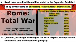 The Rome Total War LEAKS [upl. by Paymar17]