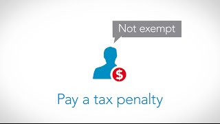 The Affordable Care Act Tax Penalty Explained Obamacare  TurboTax Tax Tip Video [upl. by Adeehsar]