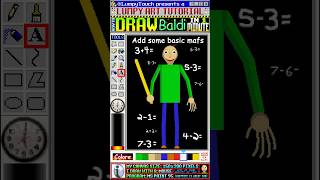 Draw Baldi from Baldis Basics 1 MINUTE Art Tutorial [upl. by Ahseenyt]