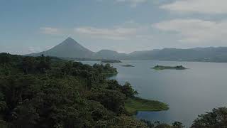 Costa Rica Lake Arenal DJI Aerial 4K 9 Jan 2024 [upl. by Adnilim]