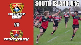 North Canterbury vs Canterbury Metro Red South Island U16 14th September 2024 [upl. by Chessy]