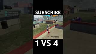 1 VS 4 Ace with AK47 only red numbersgarenafreefire gamingvideostotalgaming7slordgaming [upl. by Flanna]