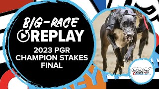 2023 PGR Champion Stakes  Hollow Man  Greyhound Replays  2023 Big Finals [upl. by Marianna287]