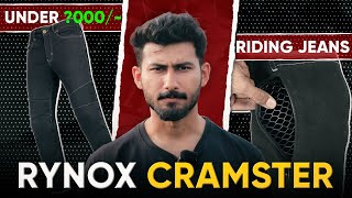 RYNOX CRAMSTER VELOCITY  AFFORDABLE RIDING JEANS  SAFETY SUNDAY [upl. by Jany]