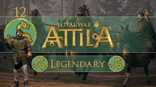 Lets Play Total War Attila Legendary  Franks  Ep12  Saved by the Cavalry [upl. by Yehtomit884]