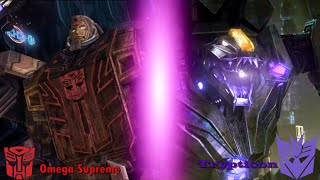 Transformers War of Cybertron OST Omega Supreme and Trypticon boss fight fan made [upl. by Varin705]