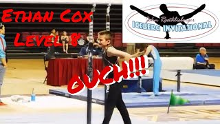 Level 8 Mens Gymnastics  Iceberg Invitational 2019  Ethan Cox [upl. by Jeanie]