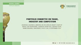 Portfolio Committee on Trade Industry and Competition 20 September 2024 [upl. by Malvie]