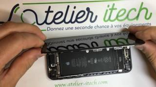 Tuto  changement décran vitre tactile  afficheurLCD iPhone 7 [upl. by Thornie]