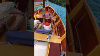 Mainsheet rigging for balanced lug sail of 12 feet skiff [upl. by Orgel732]