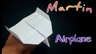 How To Make EASY Paper Airplane that FLY FAR  Martin [upl. by Waldron]