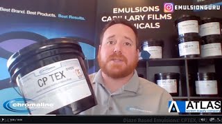 Explaining Emulsion Differences for Screen Printers [upl. by Milas]