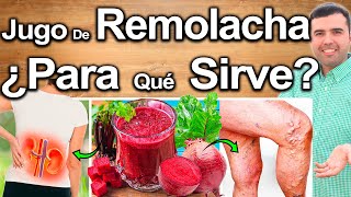 JUGO DE REMOLACHA BETABEL EN AYUNAS  ¿Para Qué Sirve  Beneficios De Tomar Beterraga [upl. by Knowland]