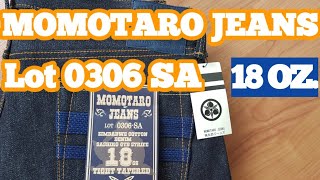 MOMOTARO JEANS Lot 0306 SA 18 Oz [upl. by Jeremias532]