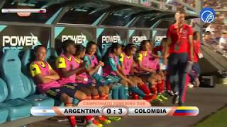 FemeninoSub17 Argentina 0  Colombia 4 [upl. by Cates]