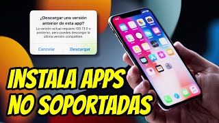 ‼️Instala apps no soportadas en tu iPhone desde la tienda oficial app store [upl. by Tatianna336]