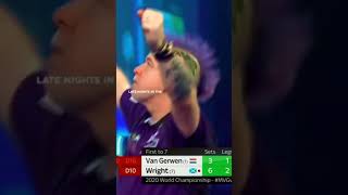 Peter Wright winning his first world cup darts emotional edit shorts [upl. by Trevah]