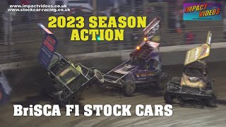 BriSCA F1 STOCK CAR RACING 2023 SEASON COMPILATION IMPACT VIDEOS [upl. by Cardon]