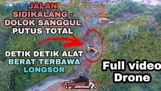 JALAN SIDIKALANG  DOLOK SANGGUL PUTUS AKIBAT LONGSOR [upl. by Wiseman220]