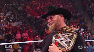 WWE Champion Brock Lesnar amp Paul Heyman Promo  WWE Raw 22122 Full Segment [upl. by Cece]