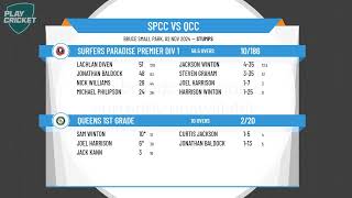 Surfers Paradise Premier Div 1 v Queens 1st Grade [upl. by Llewop996]