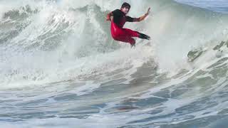 surf en peru norte 2019 locales talareños rompiendo en casa [upl. by Yatnahc936]